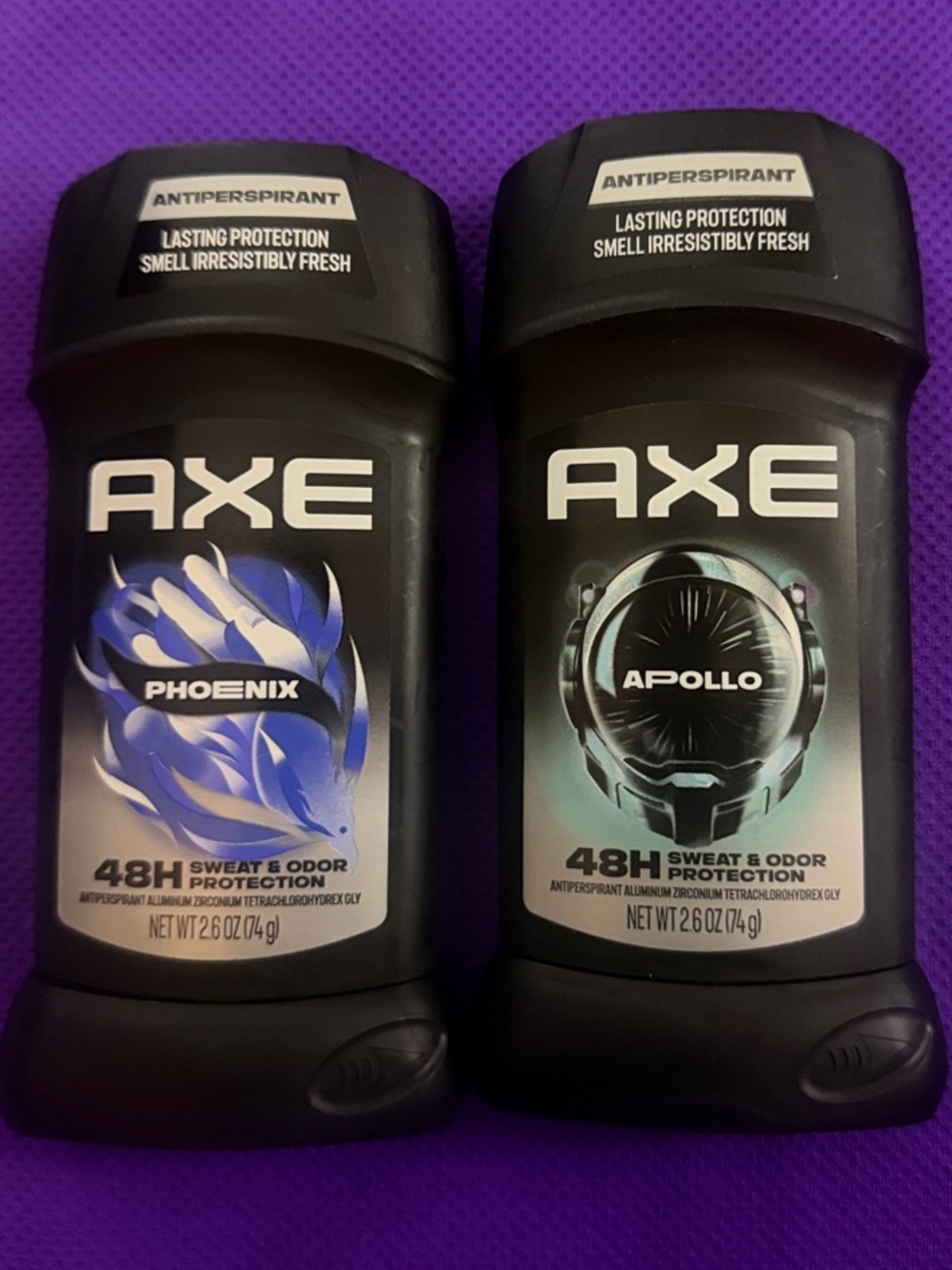AXE Phoenix & Apollo Antiperspirant Duo - Black with Blue Accents